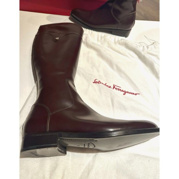 Ferragamo knee high boots